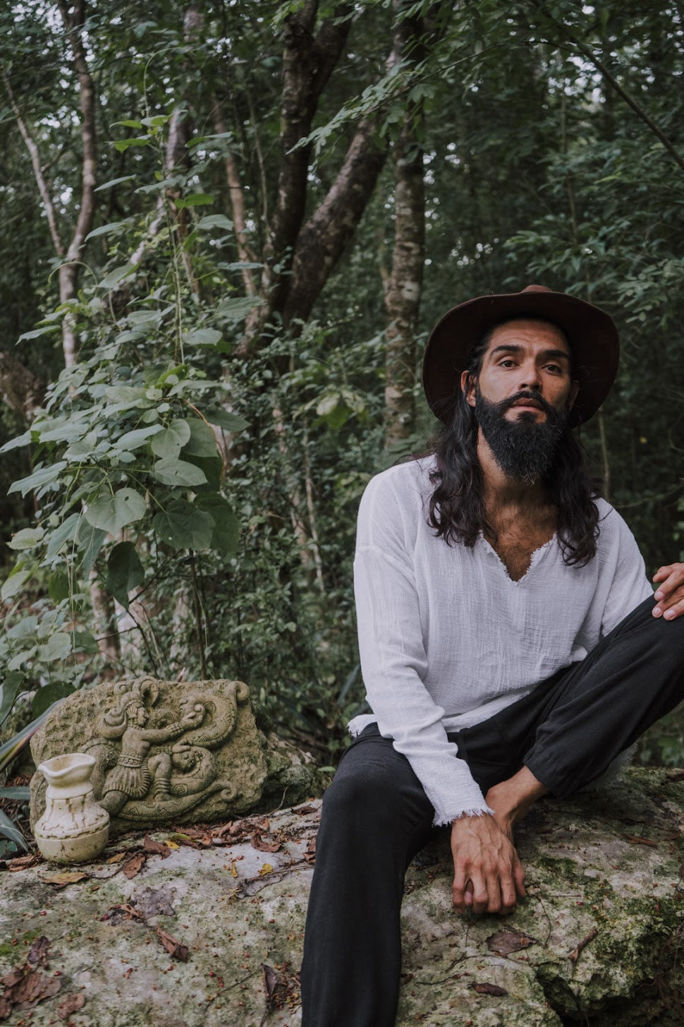 'RAW & REAL' shirt/men’s shirt/relax fit men shirt/cotton men shirt /Bohemian men shirt/Boho chic menshirt